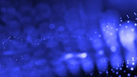 3d rendering of glow particles that fly in air as science fiction of microcosm Stock Illustration