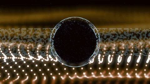 3d rendering glowing background with electric lines transmitting energy to a Stock Footage 127870377