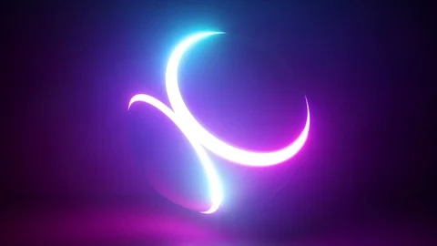 3d rendering, glowing neon light sphere, laser show, disco ball, esoteric ene Stock Footage 99345854