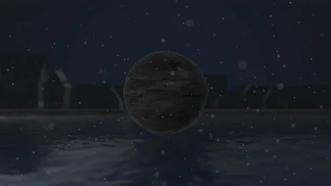 3d rendering, glowing neon light sphere, laser show, empty space, disco ball, es Stock-Footage 151160298