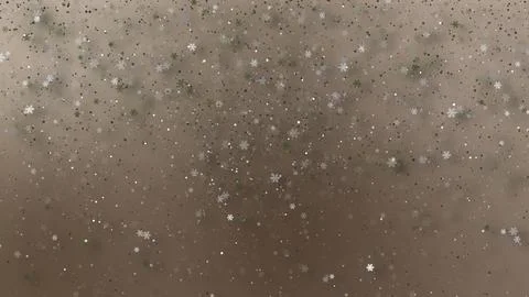 3D rendering of a glowing stylized vibrant Christmas background with fallin.. Stock Illustration