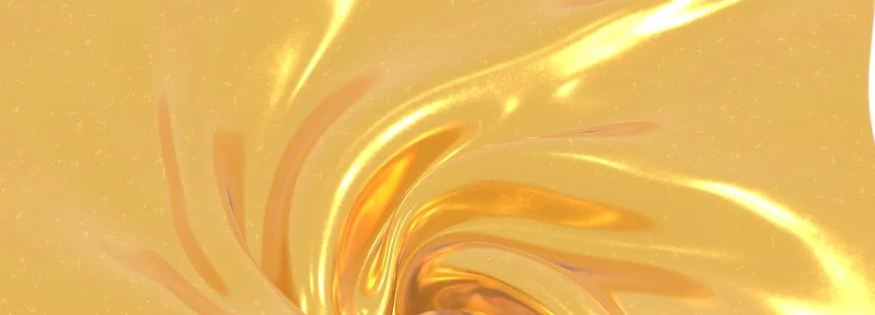 3D rendering of a gold cloth for background and wallpaper Illustrazione stock