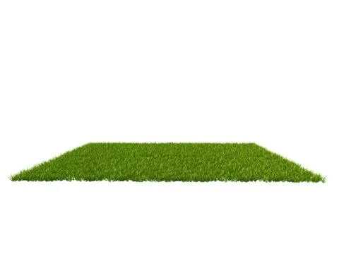 3d rendering of a grass patch for architectural use Ilustración de archivo