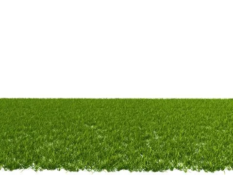 3d rendering of a grass patch for architectural use Illustrazione stock