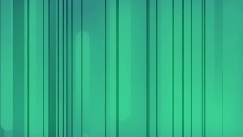 3d rendering of green colored geometric shapes loop animation. Geometric pattern Stock Footage 134705306