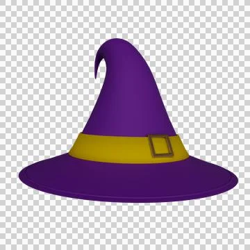3d rendering of halloween hat minimal background design element Stockillustratie