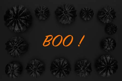 3d rendering of Halloween pumpkins Stock Illustration