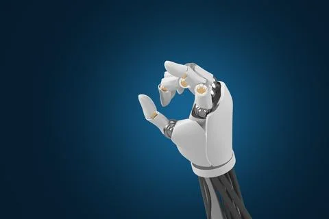 3d rendering Hands of Tomorrow, Dive into the Future as the Robotic Hand, I.. Illustration