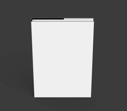 3D rendering hardcover book Stock Illustration