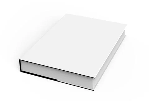 3D rendering hardcover book Illustrazione stock