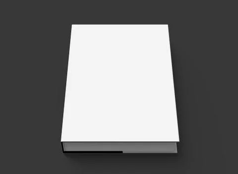 3D rendering hardcover book Stock Illustration