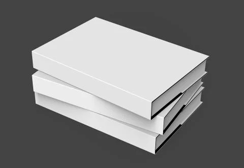 3D rendering hardcover books Stockillustratie