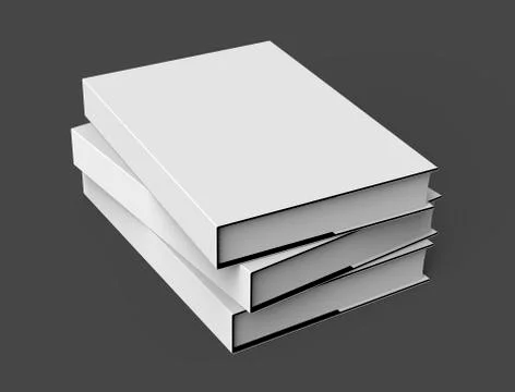 3D rendering hardcover books Stock-Illustration