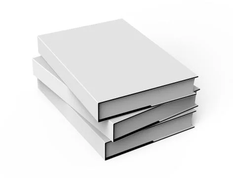 3D rendering hardcover books 스톡 일러스트