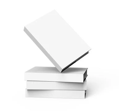 3D rendering hardcover books Stock-Illustration