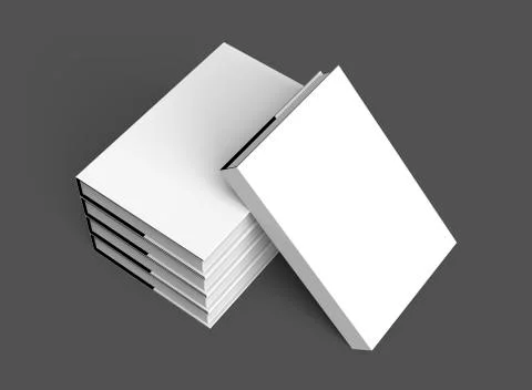 3D rendering hardcover books 스톡 일러스트