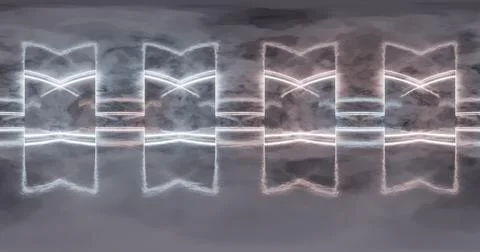 3d rendering. HDRI environment map. 360 degree spherical seamless vr panorama Illustrazione stock