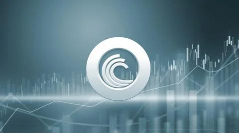 3D rendering hedera cryptocurrency coin on colorful background, cryptocurrenc Stock Illustration