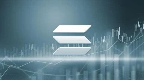 3D rendering hedera cryptocurrency coin on colorful background, cryptocurrenc Stock Illustration