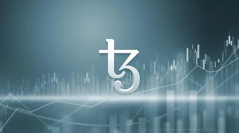 3D rendering hedera cryptocurrency coin on colorful background, cryptocurrenc Stock Illustration