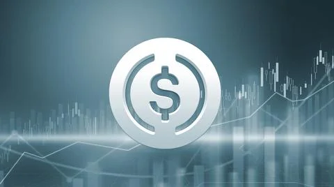 3D rendering hedera cryptocurrency coin on colorful background, cryptocurrenc Stock Illustration