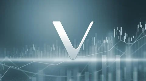 3D rendering hedera cryptocurrency coin on colorful background, cryptocurrenc Stock Illustration