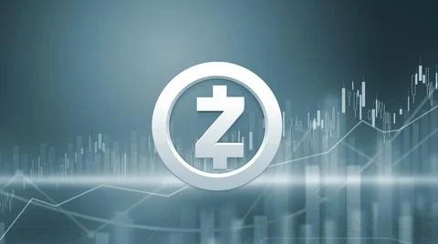 3D rendering hedera cryptocurrency coin on colorful background, cryptocurrenc Stock Illustration