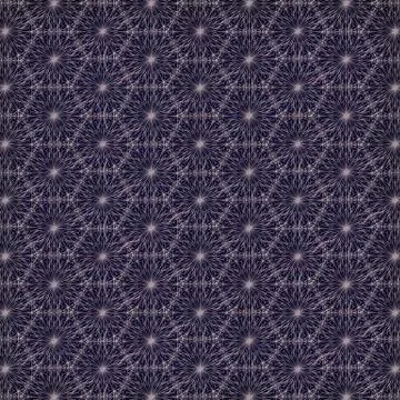 3d rendering hexagonal wire background. Abstract geometric pattern Stockillustratie