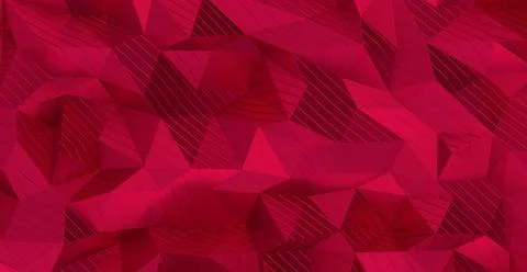 3D rendering of a high-resolution triangular magenta crystal background Ilustración de archivo