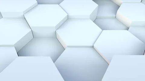 3d rendering of honeycomb background. Computer generated abstract design. Stock-Illustration