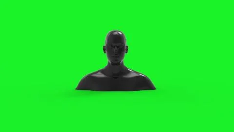 3d rendering of a human model isolated in studio background Stock Illustration