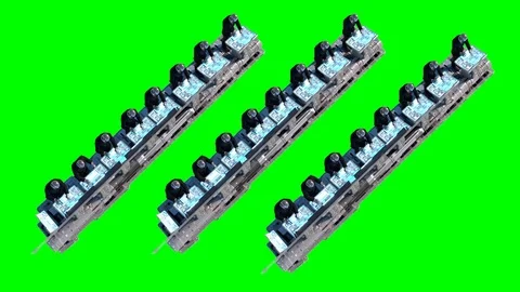 3d rendering humanoid robots working Stock Footage 103236063