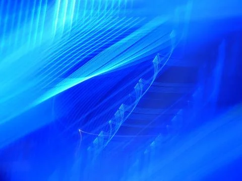 3D rendering illustration of a blue background with abstract pattern Stock Illustration