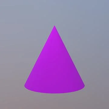 3D Rendering Illustration Of The Cone Stockillustratie