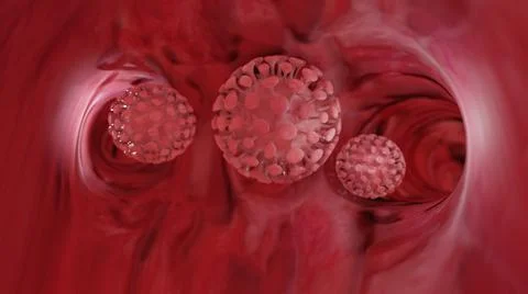 3d rendering illustration. Coronavirus 2019-nCov novel coronavirus concept re Illustrazione stock