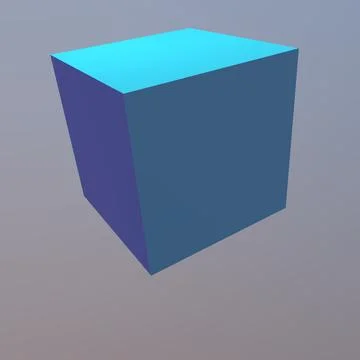 3D Rendering Illustration Of The Cube Stockillustratie