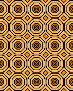 3D rendering illustration of a seamless tile pattern 스톡 일러스트