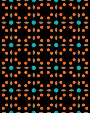 3D rendering illustration of a seamless tile pattern Stock Illustration