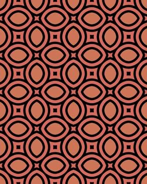 3D rendering illustration of a seamless tile pattern Stock Illustration