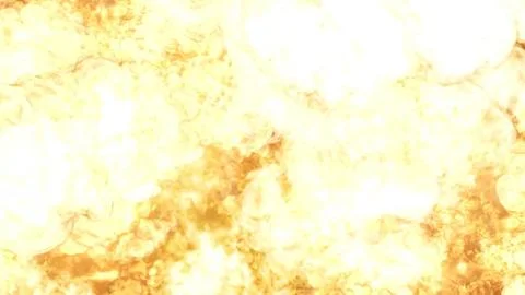 3D rendering of an impressive intense explosion on a black background Stock Illustration
