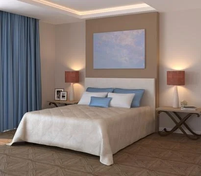 3d rendering interior design concept Ilustración de archivo