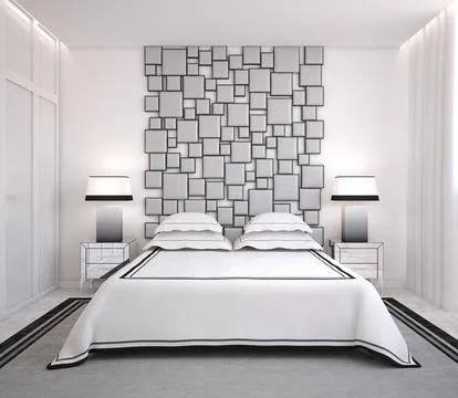 3d rendering interior design concept Ilustración de archivo