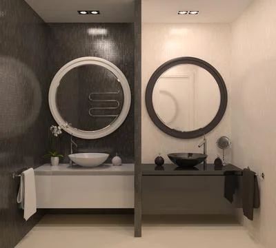 3d rendering interior design concept Ilustración de archivo