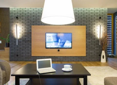 3d rendering interior design concept Ilustración de archivo