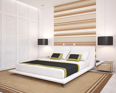 3d rendering interior design concept Ilustración de archivo