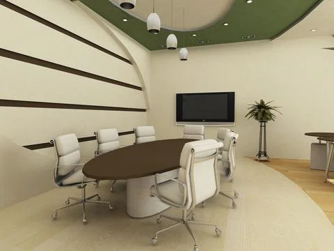 3d rendering interior design concept Ilustración de archivo