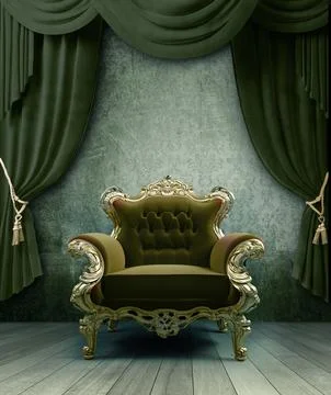 3d rendering interior design concept Ilustración de archivo