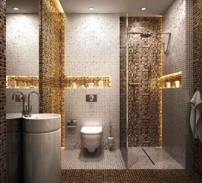 3d rendering interior design concept Ilustración de archivo