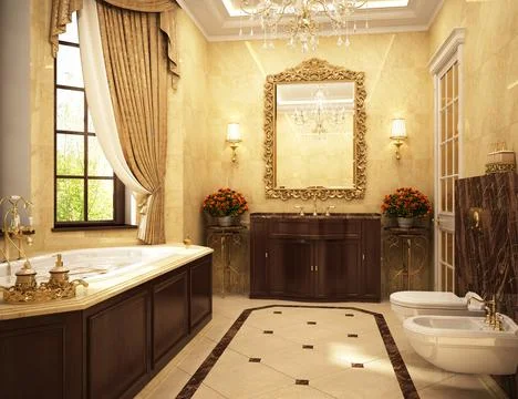 3d rendering interior design concept Ilustración de archivo
