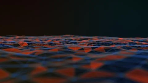 3D Rendering. internet cloud computing. Abstract background connection and li 스톡 일러스트